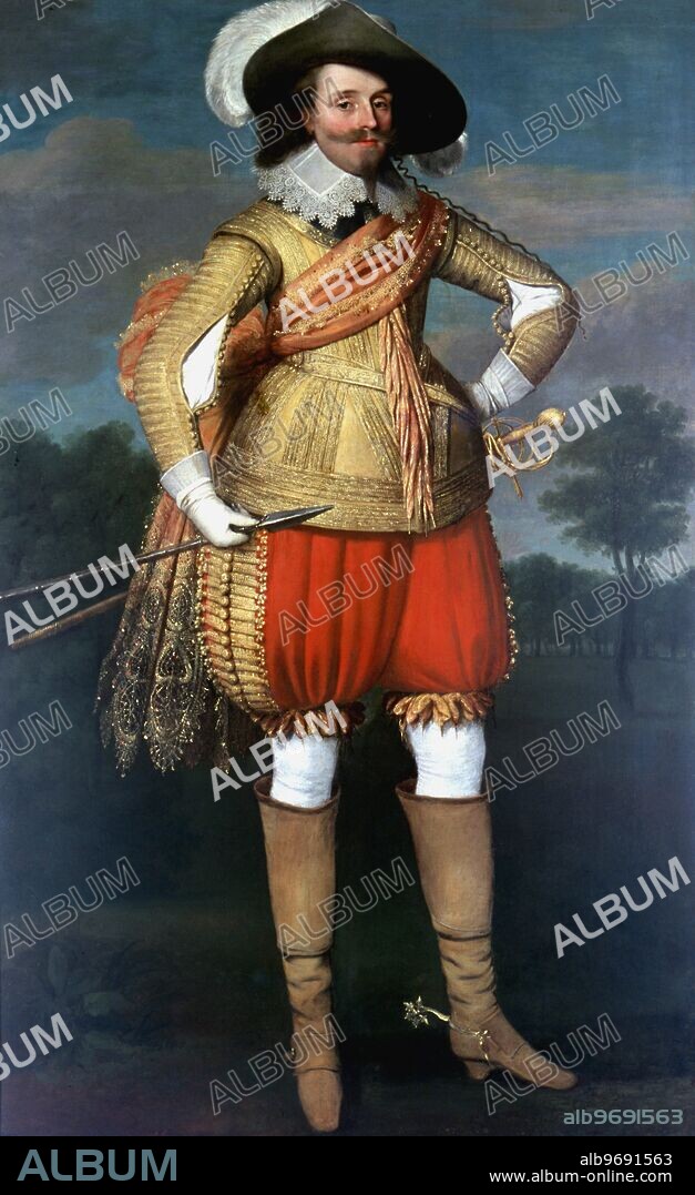 Portrait of Sir Thomas Meauty's (d. 1649) by Daniel Mytens. Sir Thomas Meuty's, Knight, was secretary to Sir Francis Bacon. Daniël Mijtens (Delft c.1590 - The Hague 1647-48), known in England as Daniel Mytens the Elder, was a Dutch portrait painter who spent the central years of his career working in England. He was born in Delft into a family of artists and trained in The Hague. No known work survives from his first Dutch period. ©TopFoto.