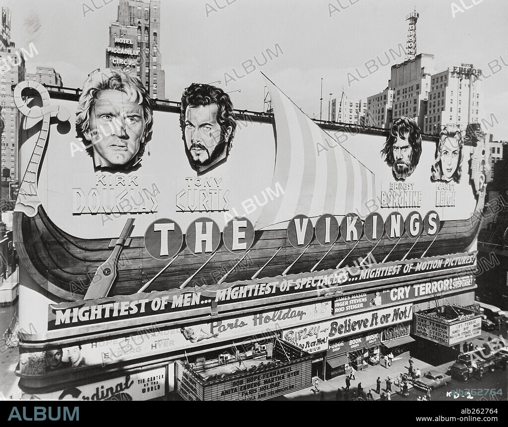 THE VIKINGS, 1958, directed by RICHARD FLEISCHER. Copyright BRYNA PRODUCTION/UNITED ARTISTS.