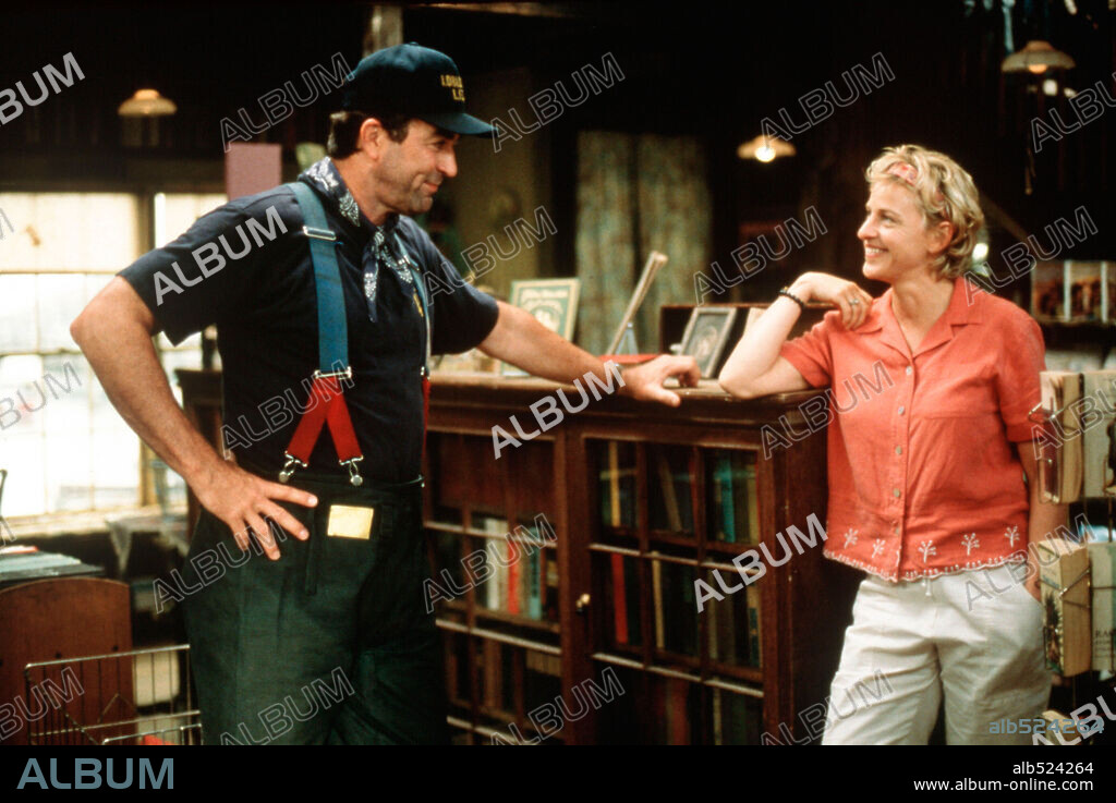 ELLEN DEGENERES y TOM SELLECK en CARTA DE AMOR, 1999 (THE LOVE LETTER), dirigida por PETER HO-SU CHAN. Copyright DREAMWORKS.