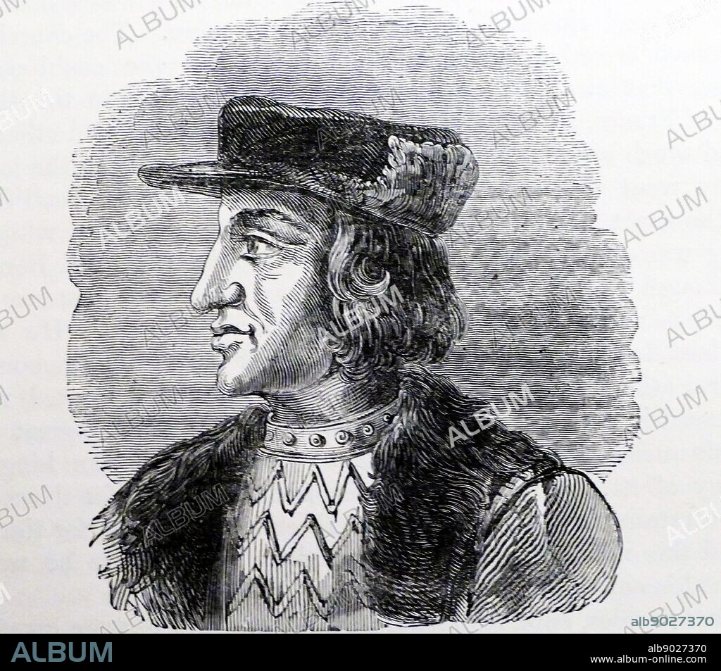 Charles VI (3 December 1368 - 21 October 1422), nicknamed the Beloved (French: le Bien-Aime) and later the Mad (French: le Fol or le Fou), was King of France from 1380 until his death in 1422. He is known for his mental illness and psychotic episodes which plagued him throughout his life.