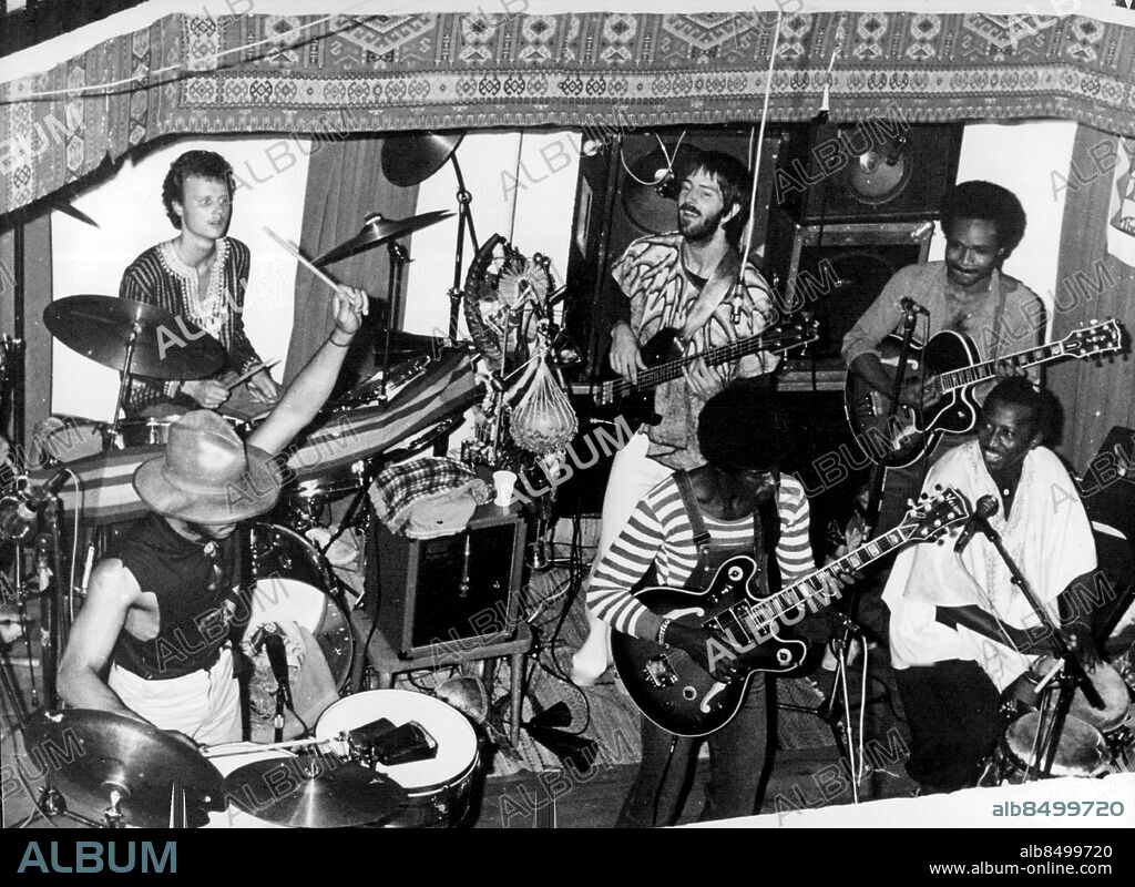 Stockholm 1983. Musikern Ahmadu Jah och Highlight Orchestra . Foto: SvD / TT / kod 12014.