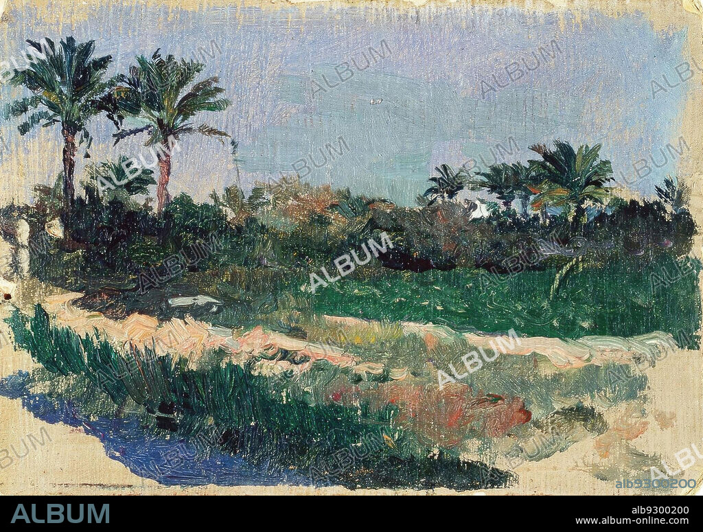 JOAQUIN SOROLLA. Joaquín Sorolla/ Playa de Valencia, 1889-1890. Óleo sobre lienzo.