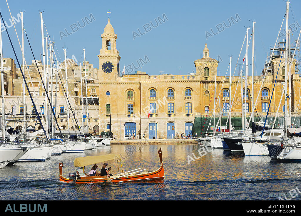Grand Harbour Marina, Vittoriosa (Birgu), The Three Cities, Malta, Mediterranean, Europe.