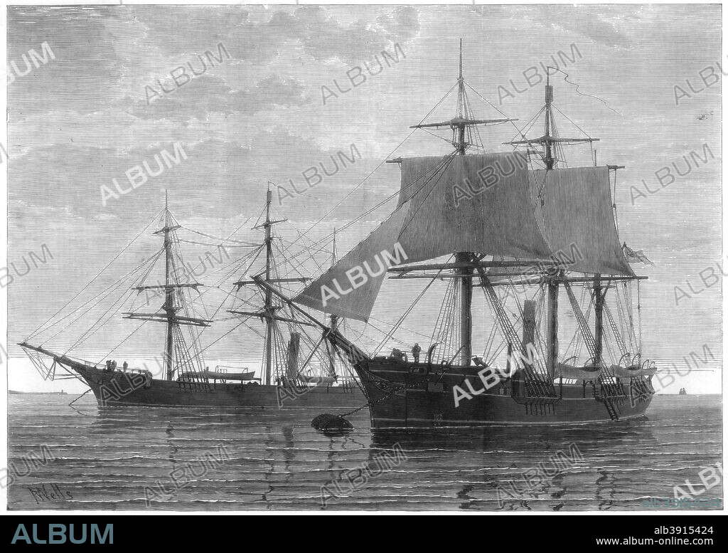 HMS 'Discovery' and HMS 'Alert', British Arctic expedition, 1875. The British Arctic Expedition of 1875-1876, led by Sir George Strong Nares, was sent by the British Admiralty to attempt to reach the North Pole via Smith Sound. The expedition, aboard 'Discovery' and 'Alert' succeeded in making the first passage through the strait between Greenland and Ellesmere Island (subsequently named the Nares Strait), but scurvy and inadequate winter clothing forced a retreat.