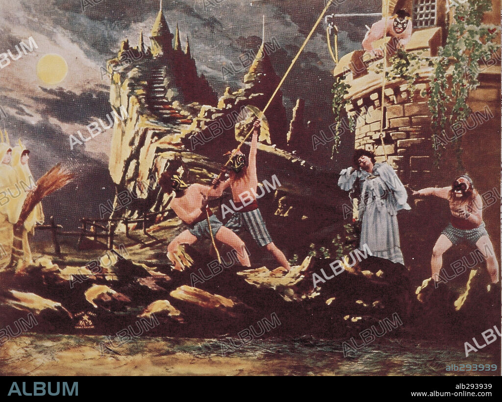 LA MANSION DEL DIABLO, 1896 (LE MANOIR DU DIABLE), dirigida por GEORGES MELIES.