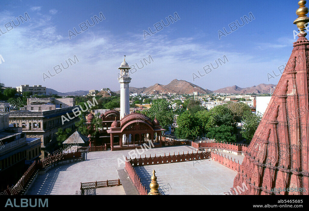 Ajmer (Sanskrit Ajayameru) was founded in the late 7th century CE by Dushyant Chauhan. The Chauhan dynasty ruled Ajmer in spite of repeated invasions by Turkic marauders from Central Asia across the north of India. Ajmer was conquered by Muhammad of Ghor, founder of the Delhi Sultanate, in 1193. However, the Chauhan rulers were allowed autonomy upon the payment of a heavy tribute to the conquerors. Ajmer remained subject to Delhi until 1365 when it was captured by the ruler of Mewar. In 1509, control of Ajmer was disputed between the Maharajas of Mewar and Marwar unitil it was conquered by the Marwar in 1532. The city was conquered by the Mughal emperor Akbar in 1559. In the 18th century, control passed to the Marathas. In 1818 the British forced the Marathas to cede the city for 50,000 rupees whereupon it became part of the province of Ajmer-Merwara, which consisted of the districts of Ajmer and Merwara and were physically separated by the territory of the Rajputana Agency. Ajmer-Merwara was directly administered by the British Raj, by a commissioner who was subordinate to the Governor-General's agent for Rajputana. Ajmer-Merwara remained a province of India until 1950, when it became the Ajmer State. Ajmer state became part of Rajasthan state on 1 November 1956.