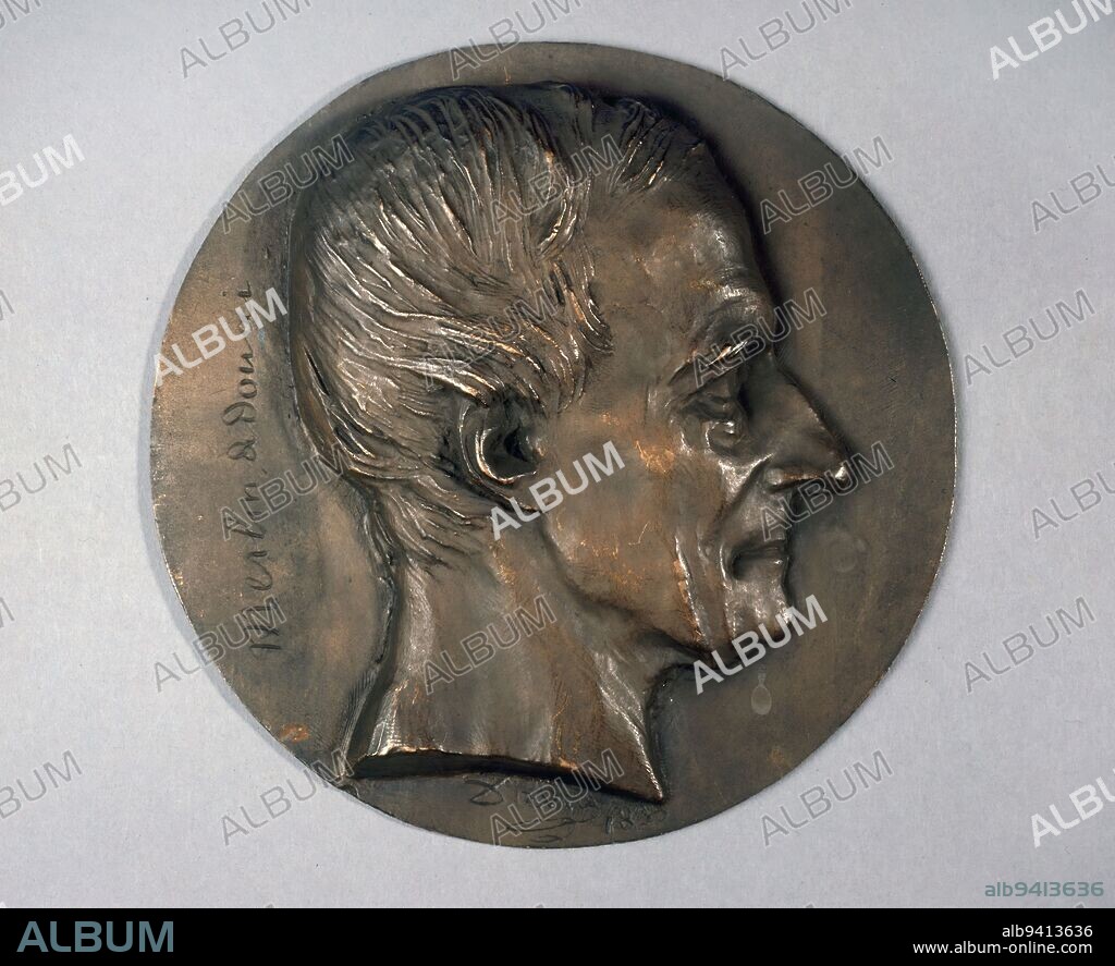 Portrait of Philippe-Antoine, Comte Merlin, dit Merlin de Douai (1754-1838), jurisconsult, David d'Angers, Pierre-Jean, Sculptor, In 1833, 1st half of the 19th century, Sculpture, Medallion (sculpture), Dimensions - Work: Diameter: 16.1 cm.