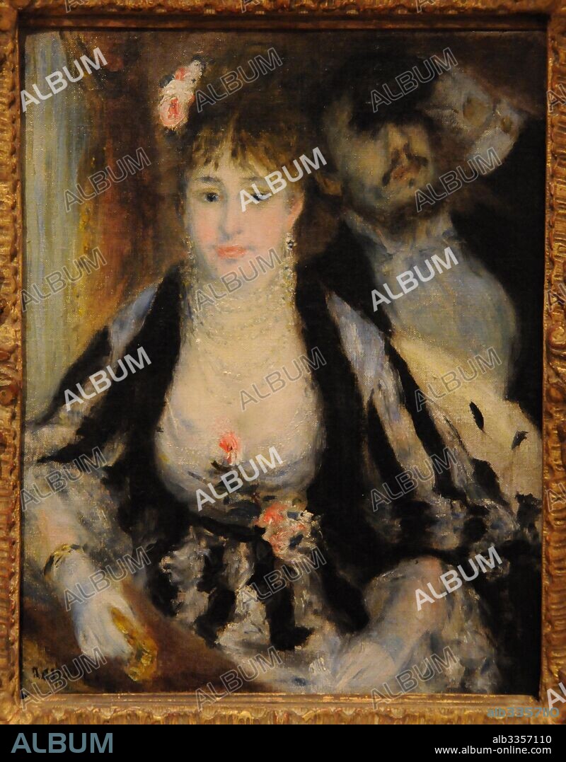 PIERRE-AUGUSTE RENOIR. La Loge (The Theatre Box).