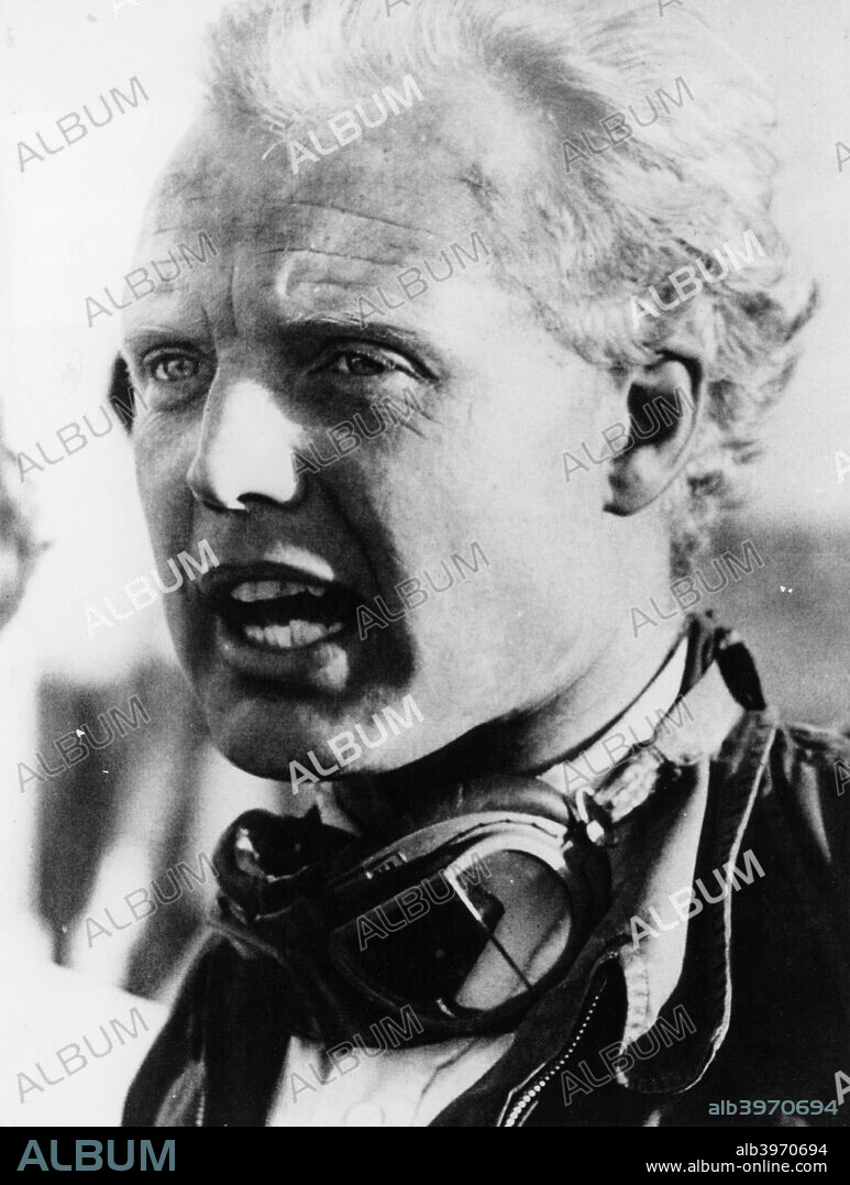 Mike Hawthorn, racing driver, mid-1950s. Hawthorn was England's first World Champion driver. He was killed on a bypass when his Jaguar 3.4 crashed in 1959.