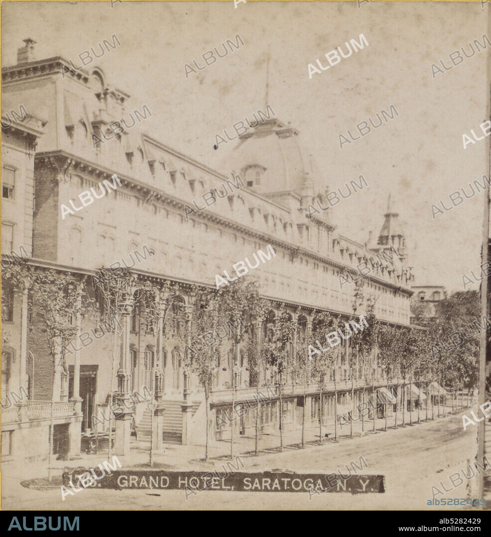 Grand Hotel, Saratoga, N.Y., 1875, New York (State), Saratoga Springs, Saratoga Springs (N.Y.).