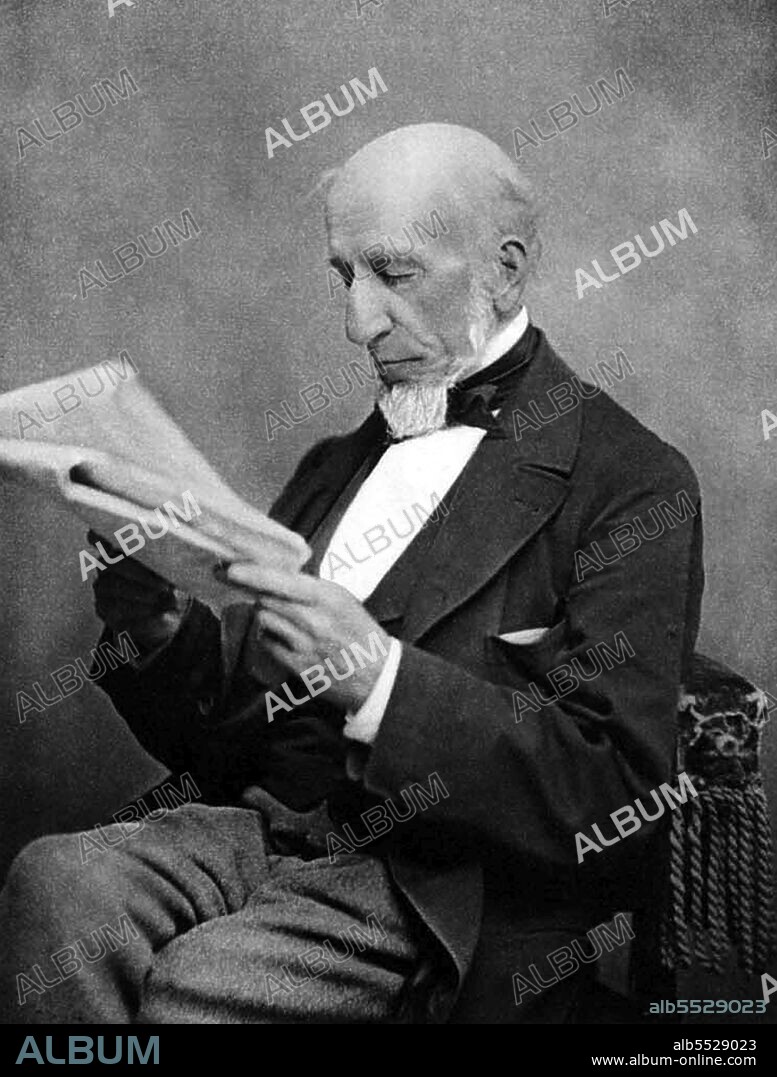 John Murray Forbes (1813 – 1898) was born in Bordeaux, France. His parents were Ralph Bennett Forbes and wife Margaret Perkins, niece of Thomas Handasyd Perkins, founder of a Boston Brahmin family merchant dynasty involved in the China trade. The Forbes family settled in Milton, Massachusetts, where his father was an energetic but unsuccessful businessman who died when John was only six. Forbes attended school at Phillips Academy in Andover, Massachusetts, then at Round Hill School in Northampton, Massachusetts, from 1823-28. He was one of three brothers sent by their uncle to Canton (now Guangzhou), China, and achieved some financial success during a short time spent trading in Canton. However, unlike his brother Robert Bennet Forbes who devoted himself to the China trade, Forbes returned to Boston and became an early railroad investor and landowner. Although Forbes' is best known as a railroad magnate, much of his fortune was based in the opium trade to China. It is said that his opium millions financed the career of author Ralph Waldo Emerson, who married Forbes's daughter, and bankrolled the establishment of the Bell Telephone Company, whose first president was William Hathaway Forbes, father of Ruth Forbes Paine.