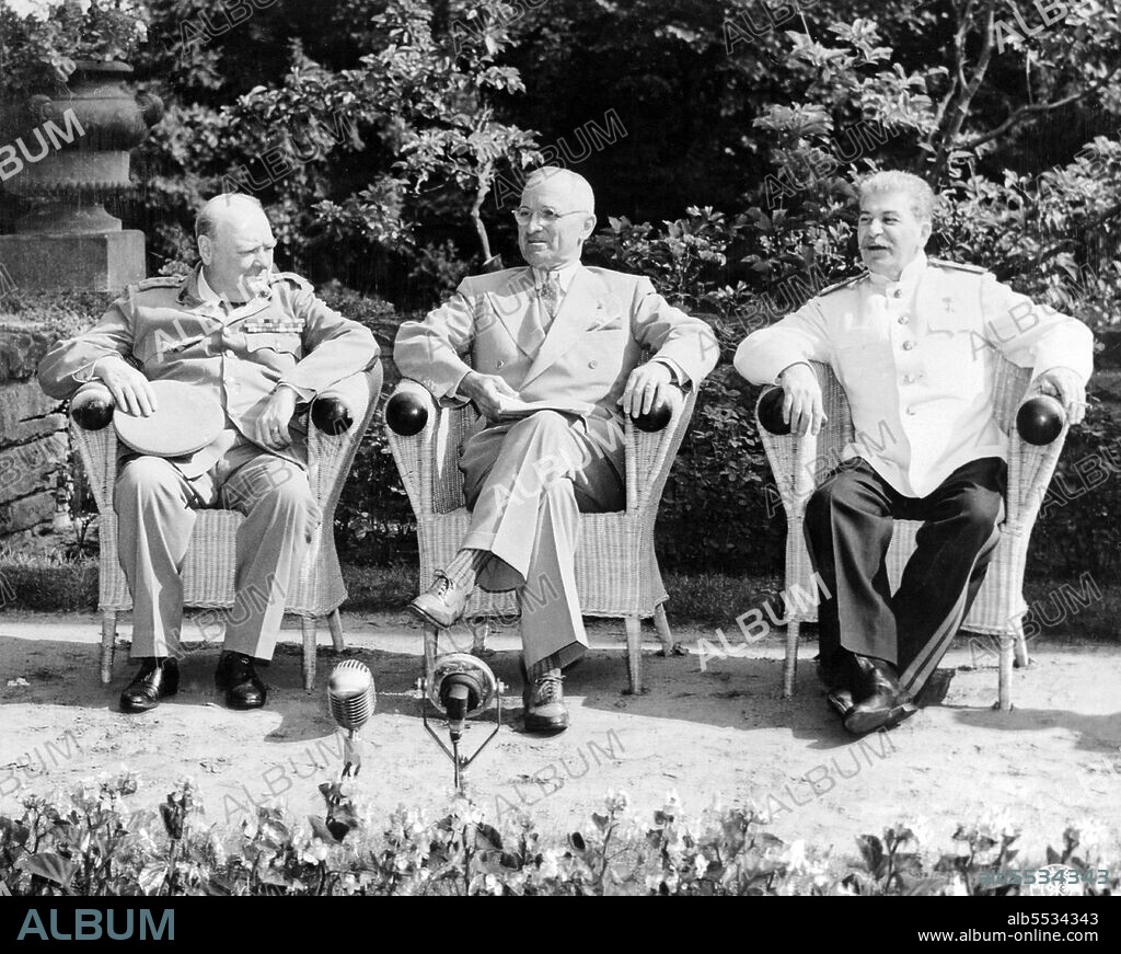 The Potsdam Conference was held  in Potsdam, occupied Germany, from 17 July to 2 August 1945. Participants were the Soviet Union, the United Kingdom and the United States. The three powers were represented by Communist Party General Secretary Joseph Stalin, Prime Ministers Winston Churchill, and, later, Clement Attlee, as well as President Harry S. Truman. Stalin, Churchill, and Truman—as well as Attlee, who participated alongside Churchill while awaiting the outcome of the 1945 general election, and then replaced Churchill as Prime Minister after the Labour Party's defeat of the Conservatives—gathered to decide how to administer punishment to the defeated Nazi Germany, which had agreed to unconditional surrender nine weeks earlier, on 8 May (VE Day). The goals of the conference also included the establishment of post-war order, peace treaty issues, and countering the effects of the war.
