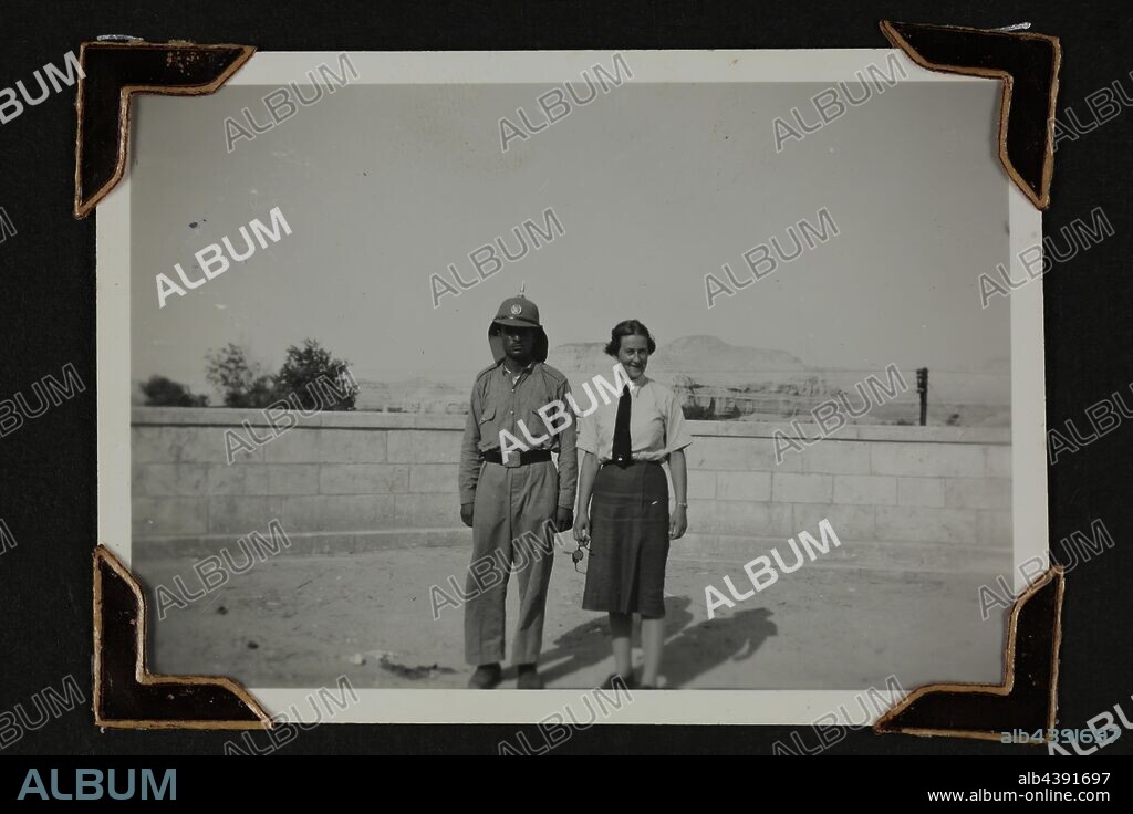 Photograph - 'Allenby Bridge', Jordan River, Sister Isabel Erskine Plante, World War II, 1941, One of 135 black and white photographs contained in a World War II-era photograph album, featuring photographs of Sister Isabel Erskine Plante in uniform, on service views of the Middle East and New Guinea - World War II. The album belonged to Sister Isabel Erskine Plante, a nurse at the 7th Australian General Hospital in Palestine.