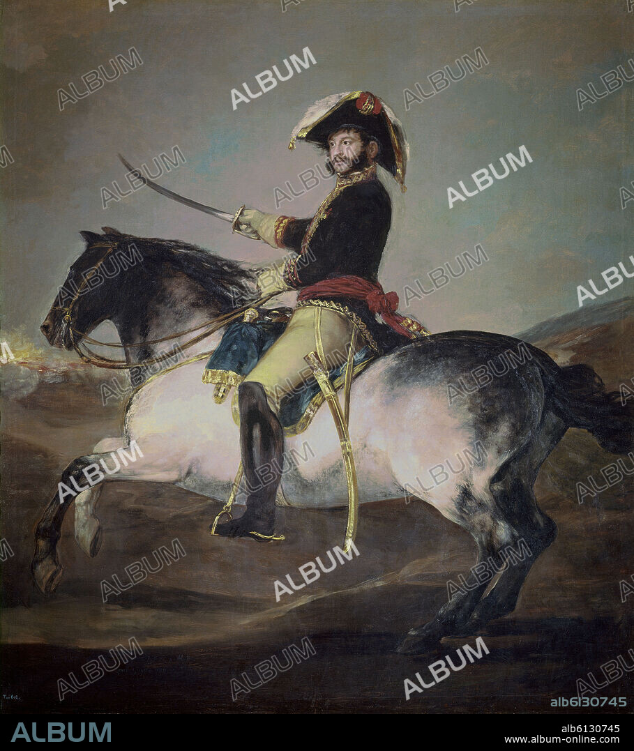 FRANCISCO DE GOYA. EL GENERAL DON JOSE DE PALAFOX A CABALLO - 1814 - O/L - 248x224 - NP 725.
