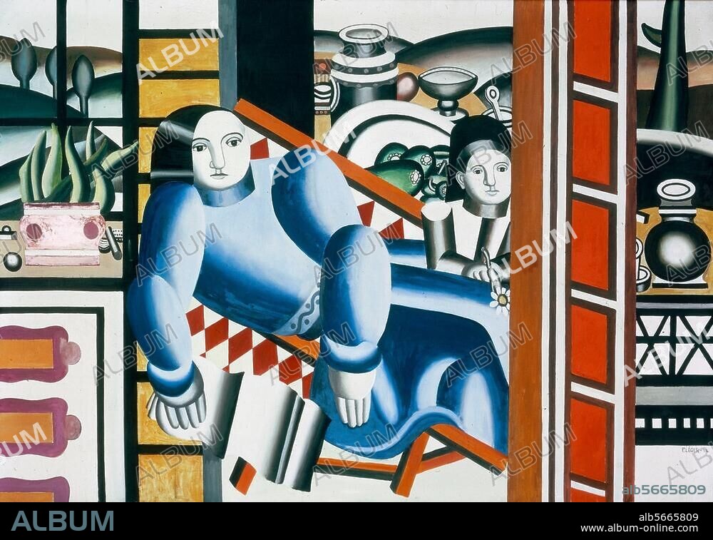 Acrobats in the circus, 1918 - Fernand Leger - WikiArt.org