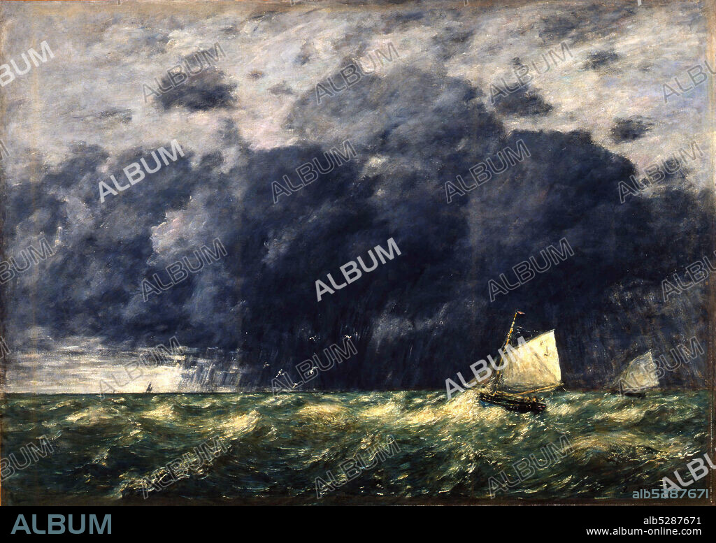 EUGèNE-LOUIS BOUDIN. Un grain.