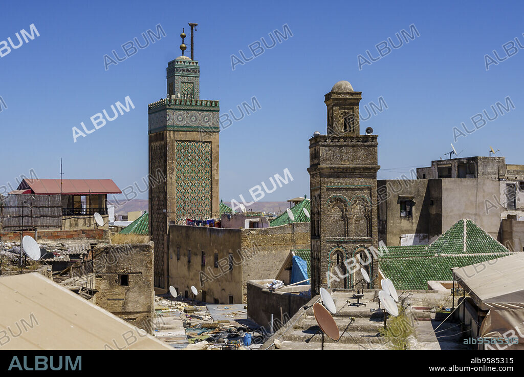 Bou Inania madrasa, Fez, morocco, africa.