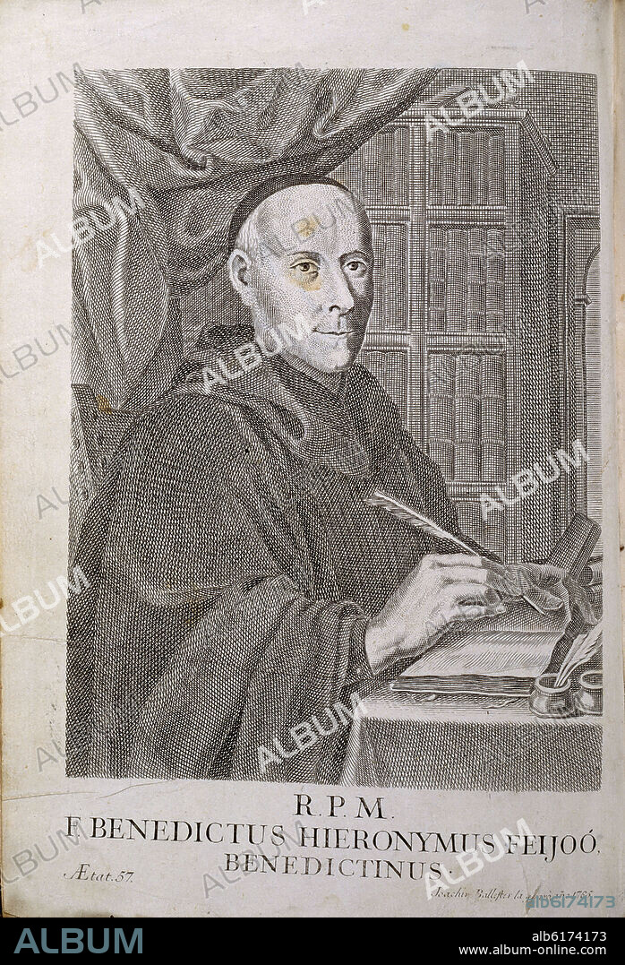 BALLESTER JOAQUIN. TEATRO CRITICO UNIVERSAL - TOMO I - MADRID 1778 - CONTRAPORTADA - FRAY BENITO FEIJOO Y MONTENEGRO.