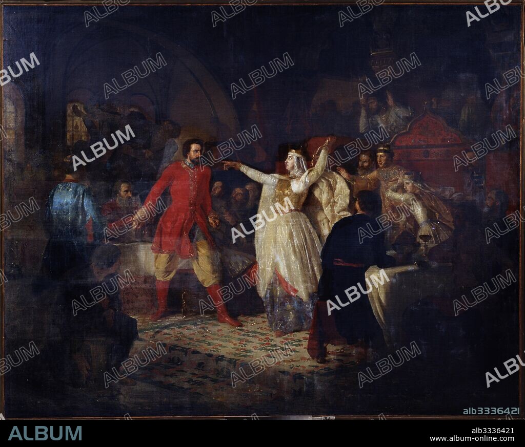 NIKOLAI DMITRIEVICH DMITRIEV-ORENBURGSKY. At the wedding of Vasili the Dark his mother pulls the golden belt from Prince Vasili the Cross-Eyed.
