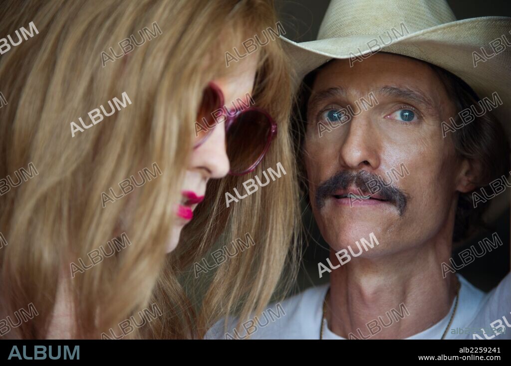 JARED LETO y MATTHEW McCONAUGHEY en DALLAS BUYERS CLUB, 2013, dirigida por JEAN-MARC VALLEE. Copyright VOLTAGE PICTURES.