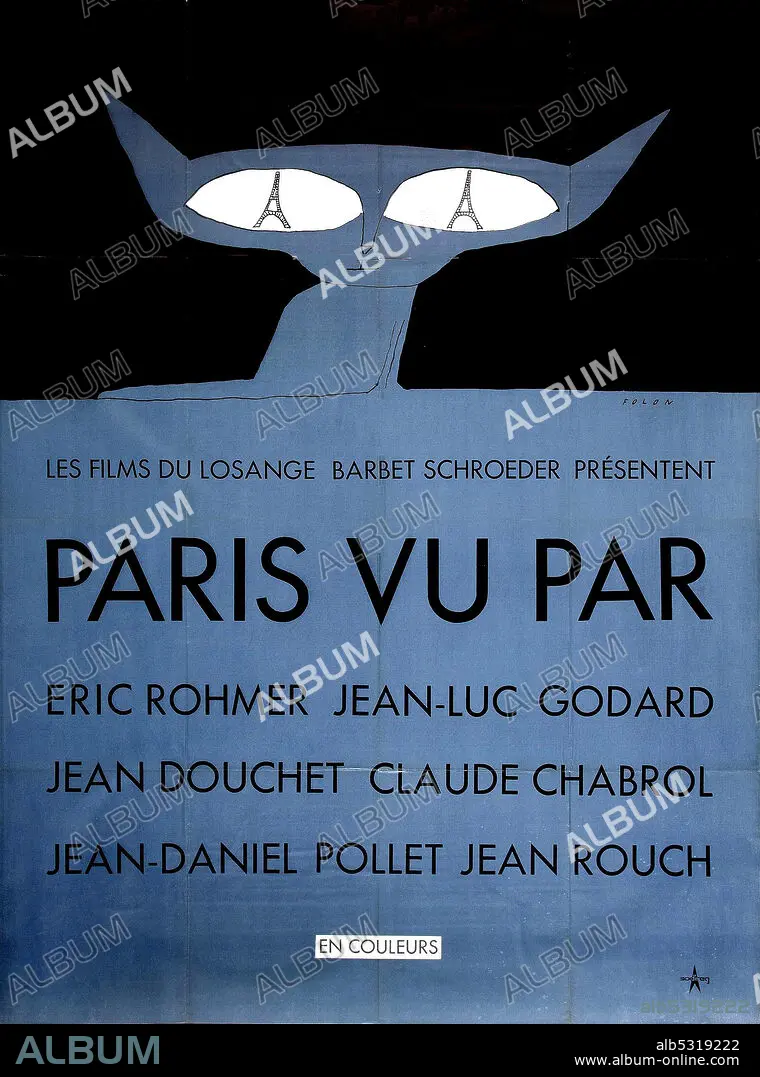 人気ブランドからコーディネートを探す Poster of SIX IN PARIS, 1965 (PARIS VU PAR), directed by その他