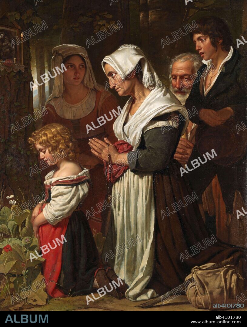 CORNELIS KRUSEMAN. Piety. 'Piety'. Dating: 1823. Place: Rome. Measurements: h 153 cm × w 122.5 cm.