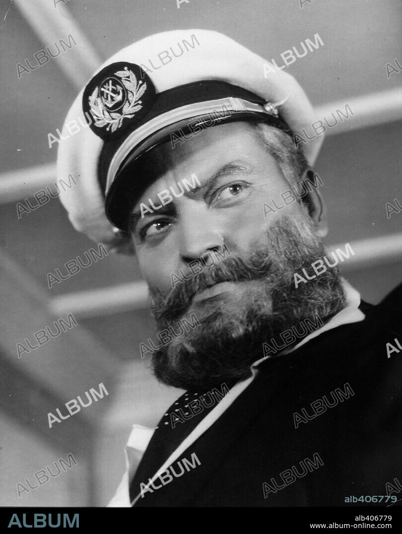 ORSON WELLES en MISTER ARKADIN, 1955 (MR. ARKADIN), dirigida por ORSON WELLES. Copyright MERCURY/CERVANTES FILMS/FILMORSA.