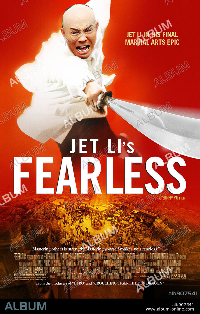 Poster de FEARLESS. SIN MIEDO, 2006 (HUO YUAN JIA), dirigida por RONNY YU.