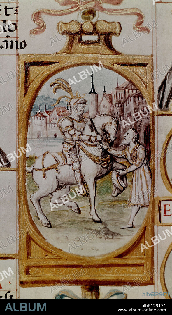 ALONSO DE CARTAGENA. GENEALOGIA DE LOS REYES DE ESPAÑA - FERNANDO III EL SANTO REY DE CASTILLA Y LEON - FOLIO 33.