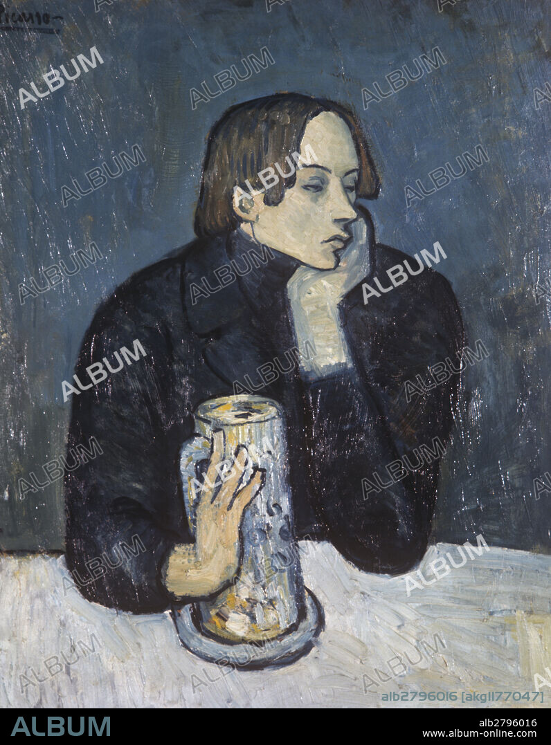 Reproduction of 'Portrait of Poet Sabartes' by Pablo Picasso.