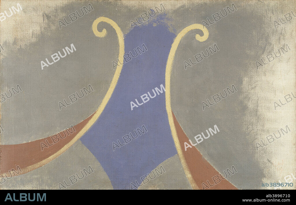 ERICH WICHMAN. The Flame I. Date/Period: 1914. Painting. Height: 90.70 mm (3.57 in); Width: 140.70 mm (5.53 in).