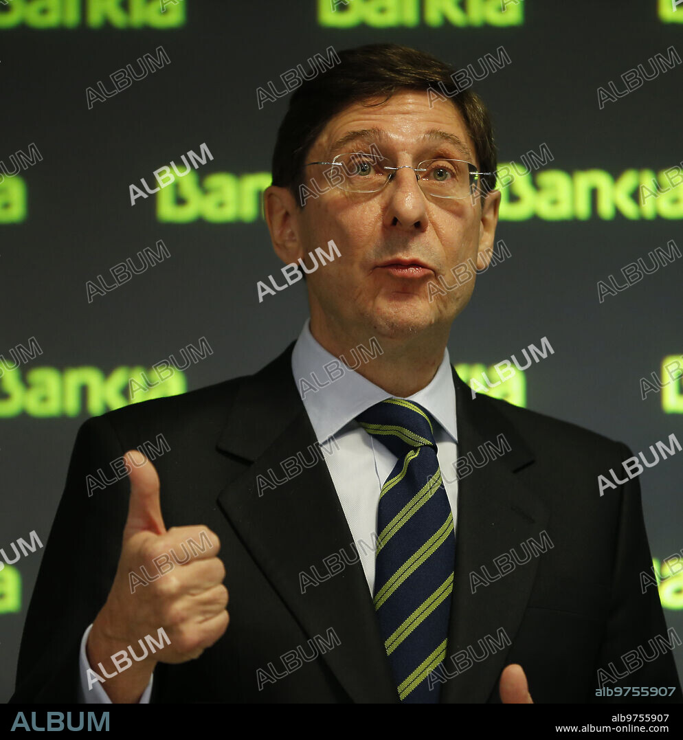 Madrid 02-03-2014 press conference Presentation of 2013 financial year results of the Bankia group Chaired by Jose Ignacio Goirigolzarri photo Jaime Garcia Archdc.