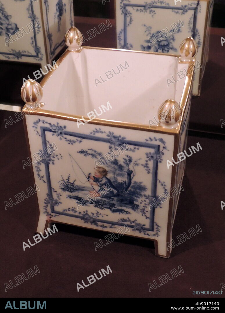 18th century French Sevres porcelain at Upton House in the English county of Warwickshire. Sir Rushout Cullen purchased the estate and built the house for himself in about 1695. In 1927 the estate was acquired by Walter Samuel, 2nd Viscount Bearsted, who owed his fortune to the fact that his father Marcus Samuel was the founder of the oil company Shell. Lord Bearsted donated the house, gardens and art collection to the National Trust in 1948.