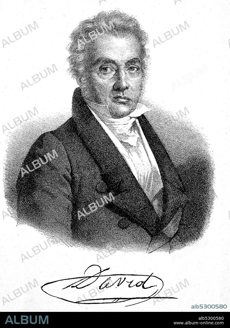 Jacques-Louis David, 30 August 1748 - 29 December 1825, was a French painter in the Neoclassical style, considered to be the preeminent painter of the era.