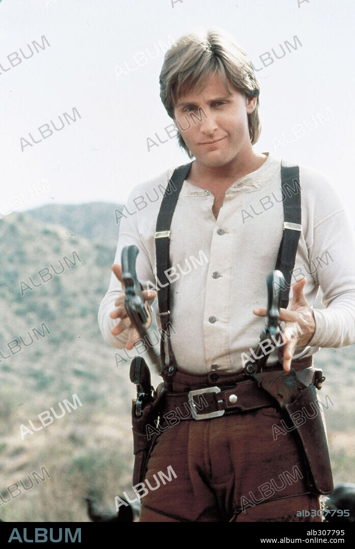 EMILIO ESTEVEZ en INTRÉPIDOS FORAJIDOS, 1990 (YOUNG GUNS II), dirigida por GEOFF MURPHY. Copyright 20TH CENTURY FOX / GLASS, BEN.