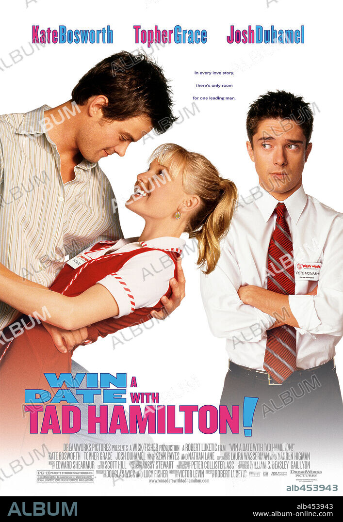 JOSH DUHAMEL, KATE BOSWORTH y TOPHER GRACE en EL CHICO DE TU VIDA, 2004 (WIN A DATE WITH TAD HAMILTON), dirigida por ROBERT LUKETIC. Copyright DREAMWORKS.