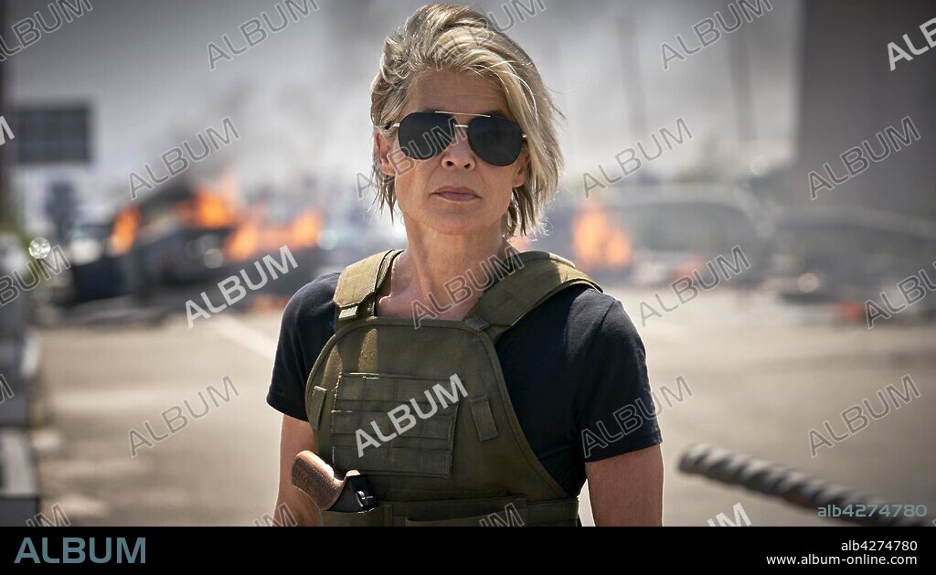LINDA HAMILTON dans TERMINATOR: DARK FATE, 2019, réalisé par TIM MILLER. Copyright PARAMOUNT PICTURES.