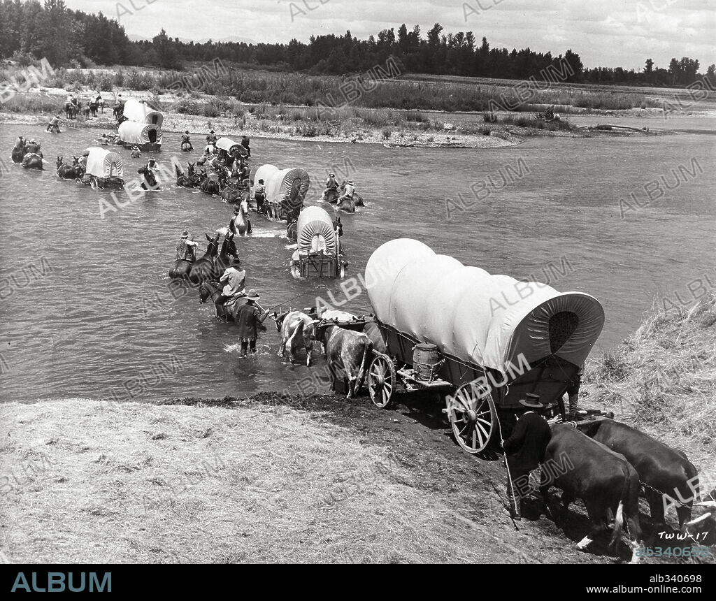 CAMINO DE OREGÓN, 1967 (THE WAY WEST), dirigida por ANDREW V. MCLAGLEN. Copyright HAROLD HECHT / UNITED ARTISTS.