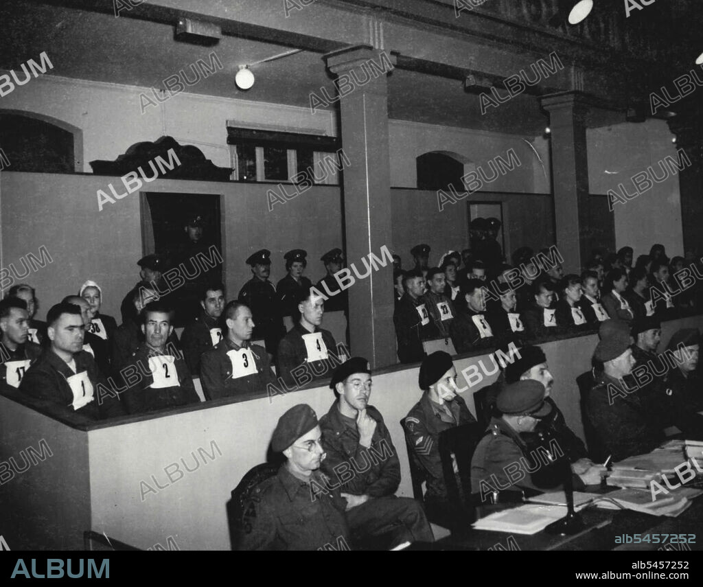 Belgen Trials at Luneburg - Trial of Josef Kramer and 44 others.