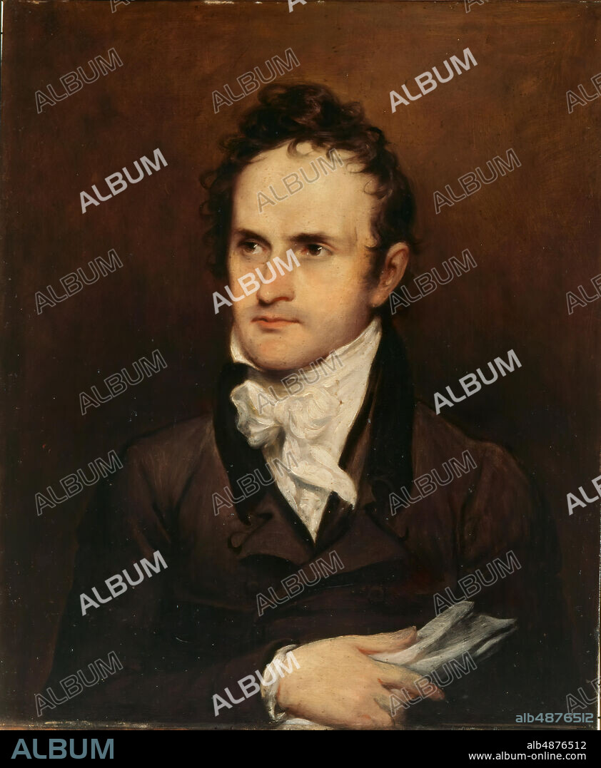 John Trumbull, Portrait of Professor Chauncey Allen Goodrich, 1827, oil on panel, 25 in. x 20 13/16 in. (63.5 cm x 52.86 cm).