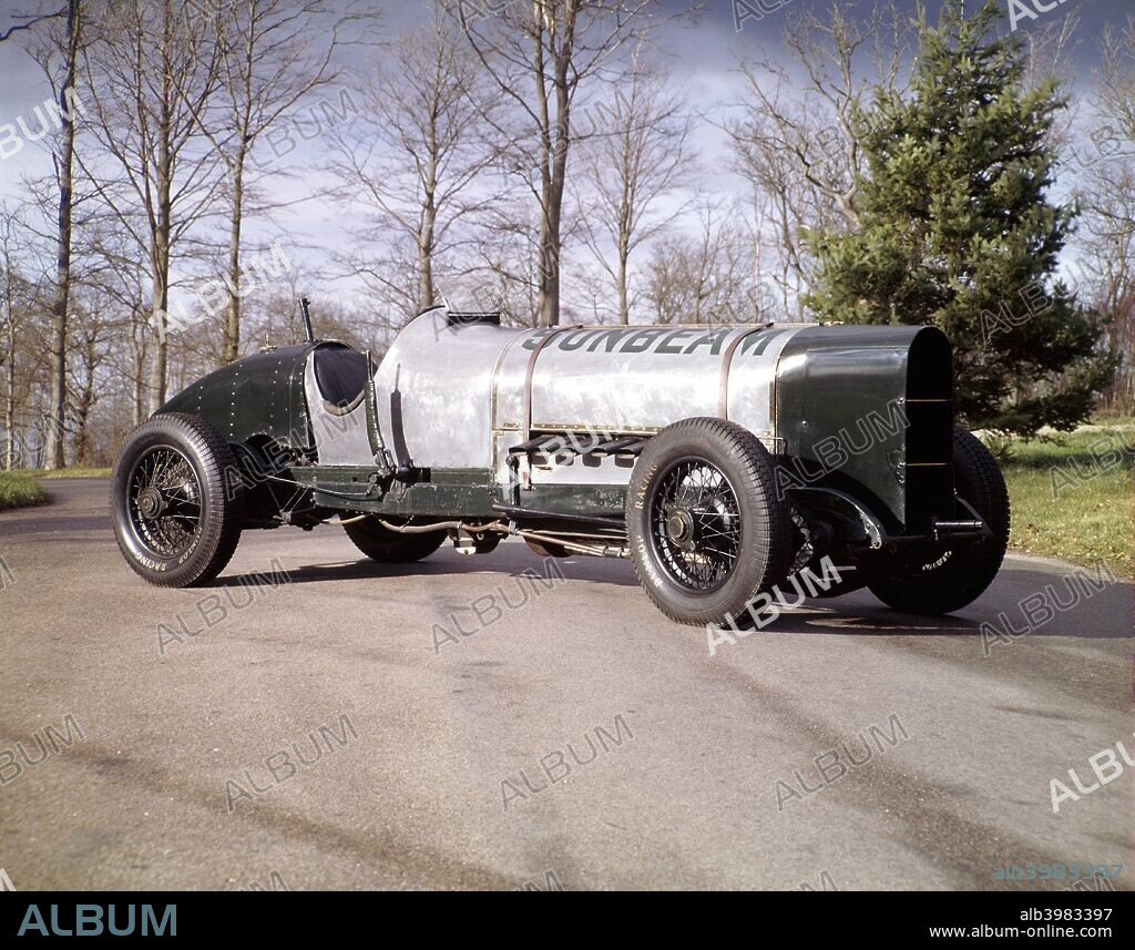 A 1920 Sunbeam 350hp. Malcolm Campbell bought a Sunbeam 350 in 1923 and modified it to become the first man to exceed 150 mph on land at Pendine sands on 21st July 1925.