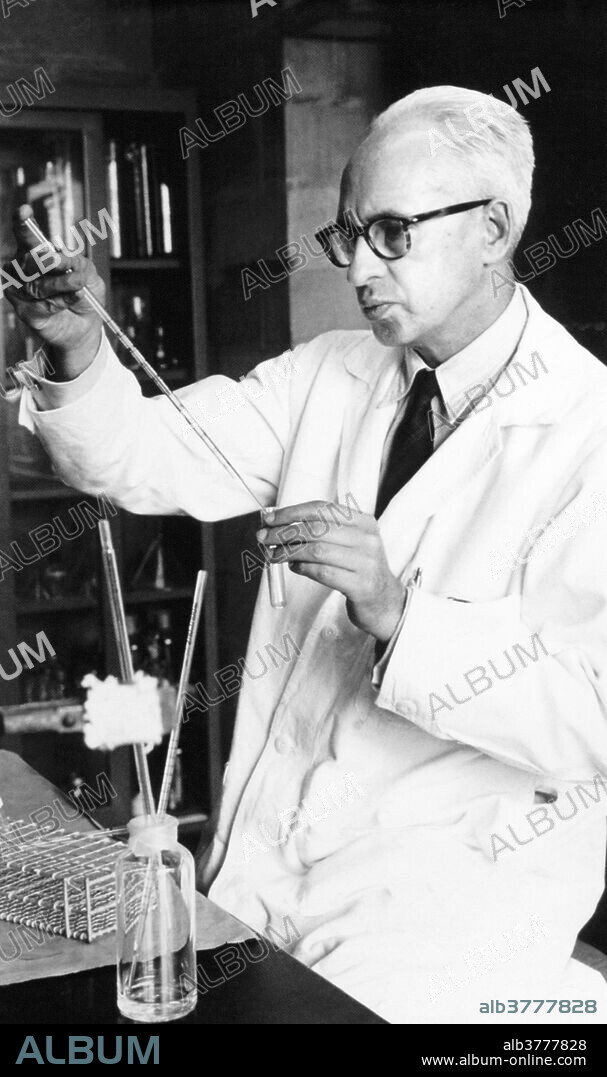 Severo Ochoa, winner of the 1959 Nobel Prize in Medicine, most noted for his work on the chemical nature of heredity and genetics.