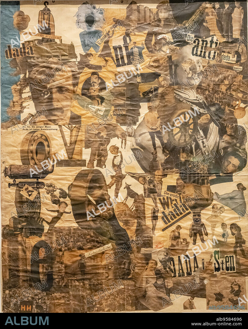 HANNAH HÖCH. Hannah Hoch, Cut with the Kitchen Knife Dada through the Last Weimar Beer-belly Cultural Epoch in Germany, 1919, Berlin, Federal Republic of Germany.