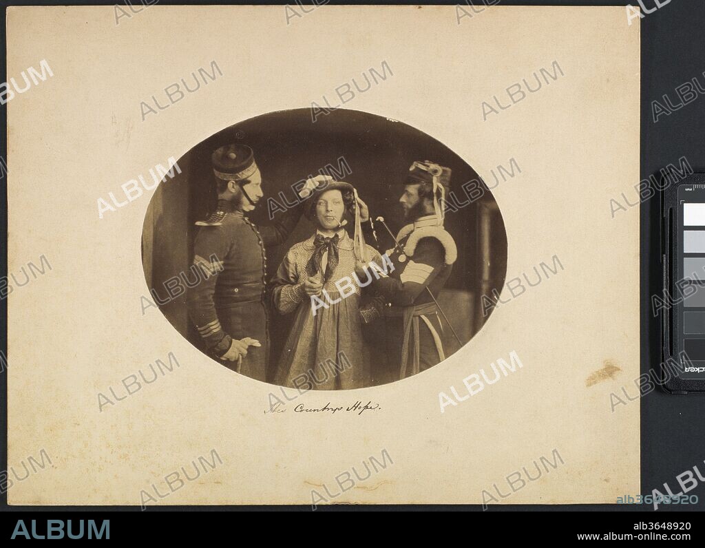 His Country's Hope. Artist: Oscar Gustav Rejlander (British, born Sweden, 1813-1875). Dimensions: Mount: 10 7/8 in. × 13 7/8 in. (27.6 × 35.2 cm)
Image: 6 3/16 in. × 8 in. (15.7 × 20.3 cm). Date: 1850s.