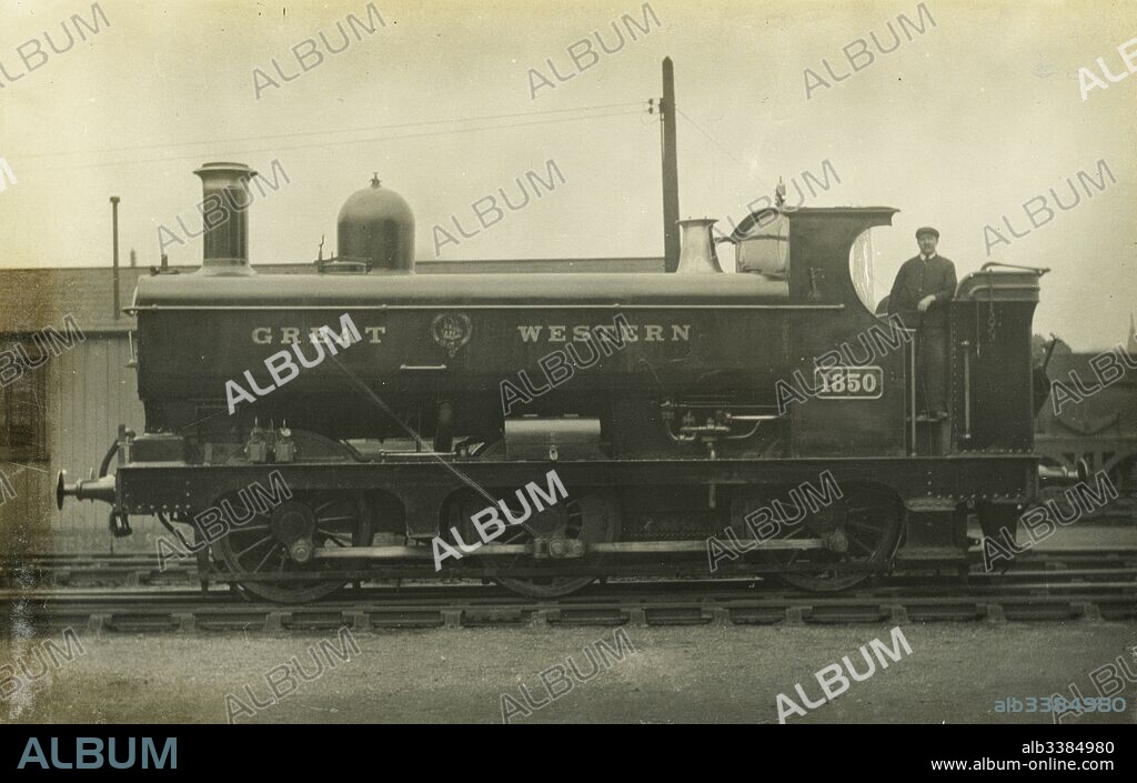 Locomotive no 1850: 0-6-0 tank engine.