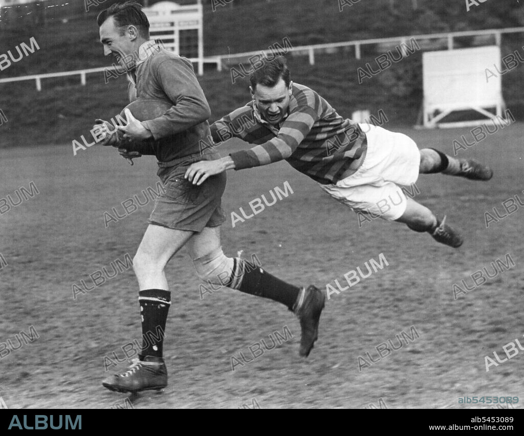Brian Johnson R L (Tackling). August 11, 1952.
