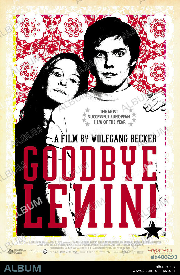 Plakat zu GOOD BYE, LENIN!, 2003, unter der Regie von WOLFGANG BECKER. Copyright SONY PICTURES CLASSICS.