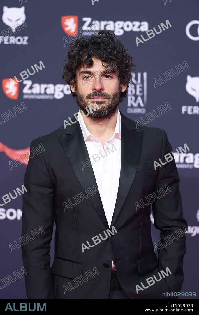 Nico Romero attends Feroz Awards 2023 - Red Carpet at Auditorium on January 28, 2023 in Zaragoza, Spain.
