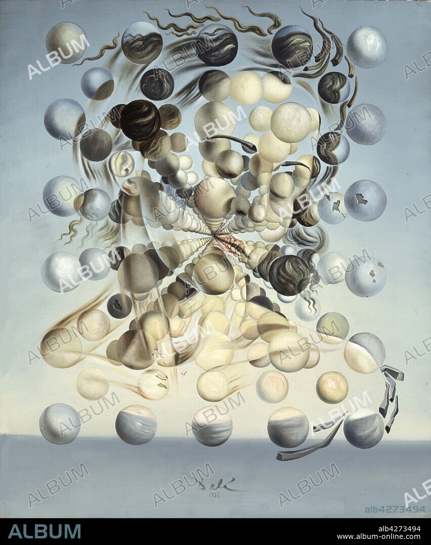 SALVADOR DALÍ. Gala Placidia. Galatea of the Spheres.