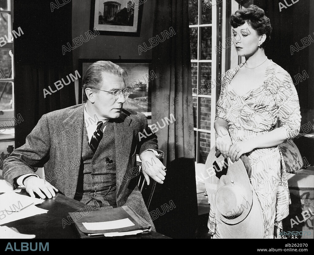 JEAN KENT and MICHAEL REDGRAVE in THE BROWNING VERSION, 1951, directed by ANTHONY ASQUITH. Copyright GFD/JAVELIN.